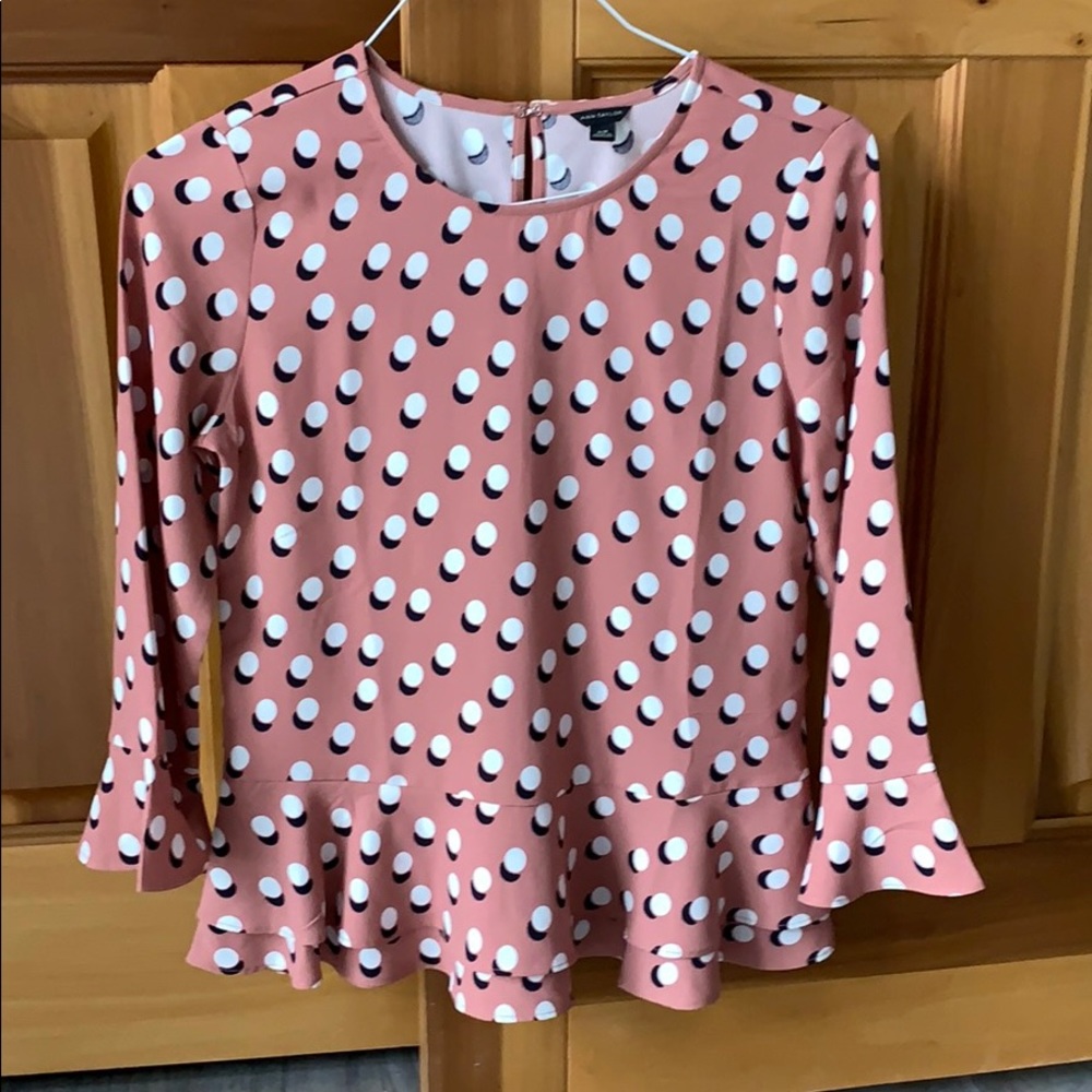 Ann Taylor peplum blouse